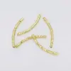 Acessórios de cristal para DIY com alta retenção de cor, contas espaçadoras de cabaça com pó de ouro, anéis de corrida, pingentes de coração, acessórios para pulseiras, contas de madeira