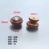 Mango de Madera Madera Maciza Cabeza de Champiñón Tirador de Cajón Puerta de Mueble Mango de Madera Redondo de Madera Agujero Único Tirador de Mueble Accesorios para Muebles