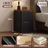 2025 Nuevo Modelo Pequeño para Hogar Dormitorio Estilo Vintage Crema Simple Moderno Gabinete de Almacenamiento Sin Instalación Madera Maciza Mesita de Noche
