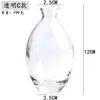 Conjunto de Mini Vasos de Vitral de Luxo Leve Hidropônico Transparente Flores Decoração de Artesanato com Água para Sala de Estar Ornamentos