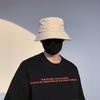 Sombrero Negro de Primavera y Verano para Hombres y Mujeres Sombrero de Pescador Juvenil Sombrero de Sol ins Estilo Coreano de Moda Estilo Hong Kong Estilo Japonés Sombrero Cubeta Versátil