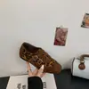 Zapatos de entrenamiento alemanes con estampado de leopardo, zapatos de moda retro para mujer, nuevo modelo de otoño, correa de doble hebilla, cómodos zapatos casual Mary Jane