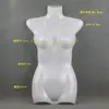 Mannequin de peça de roupa de material cozido suspenso de meio corpo feminino adereço modelo de peito suporte de exibição para crianças masculinas adereço de manequim de roupa feminina