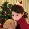 2025 Nueva Diadema de Cabeza de Muñeco de Nieve para Árbol de Navidad Diadema de Diseño Divertido para Niña Coreana Accesorios para el Cabello Venta al por Mayor