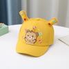 Bonita gorra de bebé para primavera y verano, nueva llegada, gorra con visera de dibujos animados, estilo japonés-coreano, gorra de béisbol para niños.