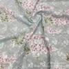 República de China viento industria pesada malla bordado floral tela para ropa impresión de tela chifón bordado tela Cheongsam vestido de novia disponible
