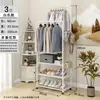 Exclusivo de Comercio ExteriorEstante de Secado de Ropa Grueso de Múltiples Niveles con Doble Barra Simple para el Hogar Dormitorio de Pie Móvil Colgador de Ropa