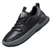Zapatillas para Hombre, Otoño Piel Suave Transpirables Casuales, Zapatos de Hombre, Zapatos Británicos, Zapatos de Piel para Hombre, Zapatos Deportivos, Zapatos Coreanos para Hombre