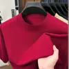 Bestseller de live streaming: Camiseta de malha de cor sólida com mangas curtas, suéter fino de malha masculina business casual com gola redonda e meia-manga, camiseta de malha para usar por baixo