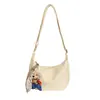 Bolsa transversal simples e doce estilo coreano para mulheres, novo modelo 2026, bolsa versátil de alta qualidade estilo bolinho, bolsa de ombro de moda nicho