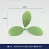 Hojas de Planta Verde Simuladas, Hojas de Rosa Impresas en Seda, Hojas de Peonía Crisantemo, Película, Hojas de Monstera, Flores de Seda, Accesorios para Arreglos Florales de Bonsái