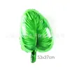 Globos de Papel de Aluminio Transparentes con Forma de Hoja de 18 Pulgadas Decoración para Fiesta de Cumpleaños Globos de Papel de Aluminio con Forma de Hoja Amarilla y Verde