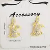 Brincos de cenoura tridimensionais da moda, campeões de vendas transfronteiriços, nicho, versáteis, com design de coelho personalidade, joias de brincos requintadas