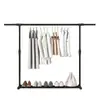 Secador de Ropa Sencillo, Perchero de Pie para Dormitorio, Barra para Secar Ropa en Interiores, Colgador de Ropa, Perchero de Pie para Dormitorio, Venta al por Mayor para Tiendas de Ropa