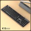 LIMEIDE Li magnésio atualizado GTX350 teclado luminoso mouse USB sensação mecânica com fio keycap esférico capa