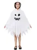 Capa Blanca Brillante de Fantasma para Niños de Halloween con Surtido Transfronterizo, Chal de Fiesta de Halloween, Disfraz de Performance
