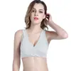 Sujetador Inalámbrico Transfronterizo con Diseño Transpirable Cruzado para Mujeres Embarazadas, Lactancia y Lactancia Nocturna