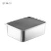 Nevera-congelador sellada de acero inoxidable 304 japonesa para cocina, hogar, de grado alimenticio, con tapa