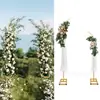 Boda Transfronteriza Diseño de Fondo para Boda Guía de Camino Soporte Decorativo para Flores Adornos Arco de Globos para Fiesta de Vacaciones Soporte Arte de Hierro