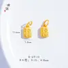 Pulsera de Oro de Arena Vietnamita de Larga Data con Ágata Blanca Natural Flor de Loto para Mujer, Pulsera de Nicho Moderna para Mujer, Combinable con Todo