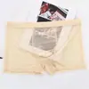 Bóxers Sexy Transparentes para Hombre Delgada Malla de Seda de Hielo Talla Grande Bóxers Estampados de Seda de Hielo de Cuatro Esquinas