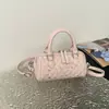 2026 Verano Nuevo Estilo Coreano Moda Bolso Sencillo Bolso Cilíndrico para Mujer Diseño de Nicho Bolso de Hombro Bolso de Axila