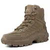 Botas de Caminhada Outdoor de Tamanho Grande, Cano Alto, Estoque Pronto para Exportação, Dropshipping, Sapatos de Viagem para Amazon, Botas Táticas com Zíper Lateral Masculinas