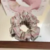 Elástico de Cabelo Rosa Xadrez Doce Estilo Coreano, Prendedor de Rabo de Cavalo Simples e Versátil, Elástico de Cabelo Durável, Acessório de Cabelo para Mulheres