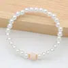 Pulsera de Perlas Suave y Elegante con Diseño de Nicho, Simple y Versátil, Disponible en Múltiples Colores, Pulsera Básica Estilo Commuter