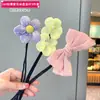 Ferramenta de Penteado Infantil Acessório de Cabelo Flor Fofa para Meninas Estilo Coreano Trançado Coque Despojado Ferramenta de Penteado