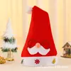 Chapéus Regulares Transfronteiriços do Fabricante Decorações de Chapéu de Natal Chapéus de Pelúcia Curta de Alta Qualidade Chapéus de Papai Noel Chapéus para Crianças e Adultos