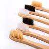 Cepillos de dientes de bambú personalizados para adultos y niños, Mango plano biodegradable, Fabricante de suministros para hoteles, Desechables ecológicos