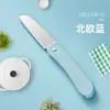 Cuchillo Plegable para Fruta de Cocina para el Hogar, Cuchillo Portátil para Frutas y Verduras para Estudiantes, Pelador Afilado de Acero Inoxidable