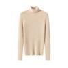 Suéter de cachemira para mujer, cuello alto, suéter de cachemira 100% pura, otoño e invierno, nueva ropa de primera línea, suéter de punto con parte inferior