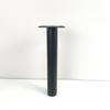 Ajustável Simples Pé Médio Armário Pé Sofá Perna Armário de TV Pé Preto Metal Tubo Reto Móveis Suporte Acessórios de Hardware