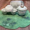 Juego de Té de Viaje Ruyao Die Lian, un Juego Completo con Empaque Bordado, Exquisito Juego de Té, Juego de Té Kung Fu Portátil para Regalo