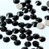 Pedras de strass redondas transparentes de fundo plano para joias artesanais DIY, nail art, decoração de capas de celular e acessórios de strass