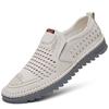 Zapatos de cuero transfronterizos para hombre, nueva moda 2024, zapatos con costuras texturizadas, zapatos de conducción antideslizantes de suela suave para negocios, zapatos para hombre