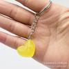 Chaveiro criativo de simulação de amor resina coração luminoso chaveiro em forma de coração pingente de bolsa caixa surpresa ovo de Páscoa presente