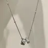 Collar de Perlas de Plata de Ley S925 para Mujer, No se Desvanece, Cadena de Clavícula de Gama Alta de Nicho, Lujo Accesible, Colgante Versátil, Nuevo Producto de Verano