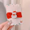 Pasador de Pelo Estilo Coreano Doble Lazo Campana Bola de Pelo Infantil Navidad Linda Pasador de Princesa 2024 Accesorios para el Cabello Transfronterizo