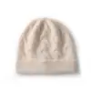 Chapéu de Cashmere 2026 Outono/Inverno Novo Moda Feminina Casual Proteção para as Orelhas Chapéu Soltinho Sem Aba Cor Sólida Chapéu de Tricô