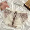 Jiaozhiyuye* Nueva Ropa Interior de Encaje con Estampado de Leopardo para Mujer, Deseo Puro, Hueca, Transpirable, Entrepierna de Algodón Puro, Tanga Sexy para Mujer