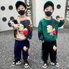 Ropa de Dibujos Animados para Niños 2026 Otoño Nuevo Estilo Conjunto de Dos Piezas Sudadera Colorida para Niños Pequeños Ropa Genial para Niños