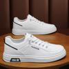 Zapatos de Hombre 2025 Primavera y Verano Nueva Moda Versátil Transpirables Zapatos Blancos Ligeros de Suela Blanda Casual Zapatos de Tablero para Estudiantes Zapatos de Hombre
