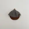 Gorra de béisbol infantil de ala suave, sombrero de rayas versátil de moda ins estilo coreano para niños pequeños, sombrero de sol para bebé, producto de nicho transfronterizo