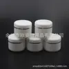 Tarro de Crema con Borde Plateado 50g Botella de Cera para el Cabello Tarro de Crema Facial Contenedor de Crema Tubo Recto Botella de Mascarilla de Barro 50g ml Botella de Boca Ancha Tarro para Mascarilla
