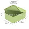 Caja de Silicona de Grado Alimenticio para Conservar Frescura con Tapa, Fiambrera Sellada, Caja para Suplementos Alimenticios, Fiambrera Impermeable Multifuncional