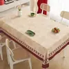 Mantel de Año Nuevo 2026 Impermeable y a Prueba de Aceite Sin Lavado Mantel Rojo Festivo Mesa de Café de Lujo Ligero Mesa de Centro de Gama Alta