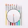 O fabricante fornece pincéis para nail art translúcidos estilo japonês, incluindo pincéis de cabeça redonda para esmalte em gel, pincéis finos (liner) e pincéis angulados para esmalte em gel, oferecendo uma variedade de funções.